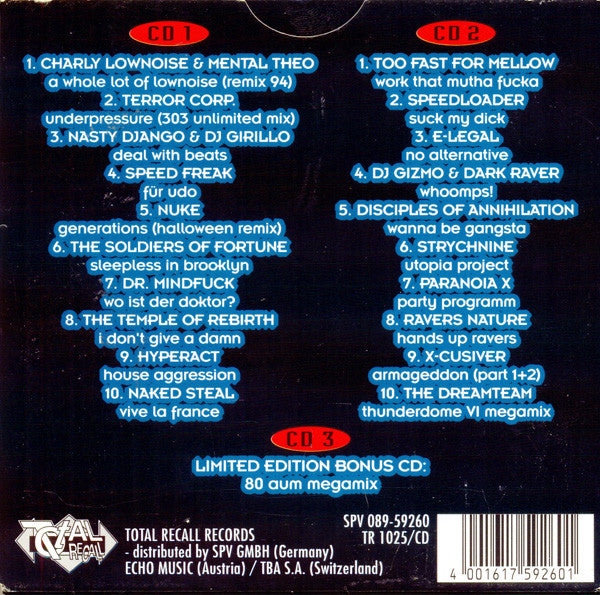 Various : Traumatismo Y Terror Vol.3 - Lucifer's Final Chapter (2xCD, Comp + CD, Ltd, Mixed)