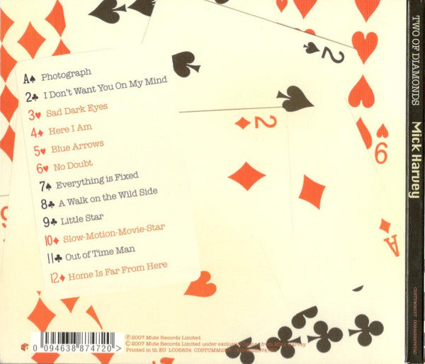 Mick Harvey : Two Of Diamonds (CD, Album, Dig)