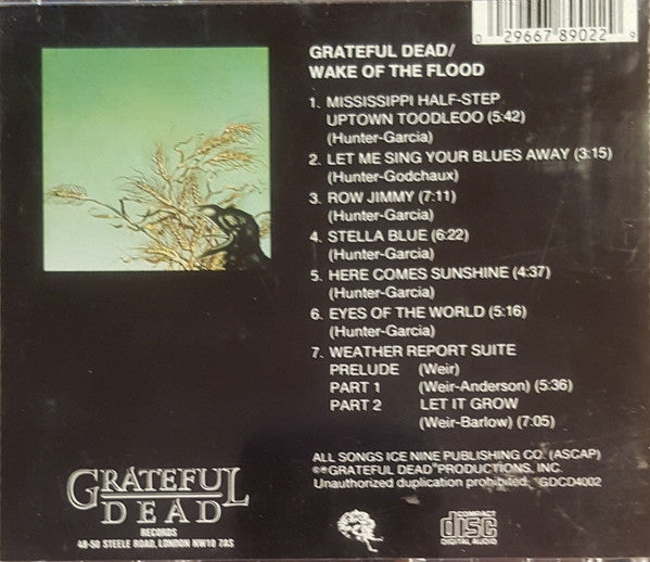 The Grateful Dead : Wake Of The Flood (CD, Album, RE)