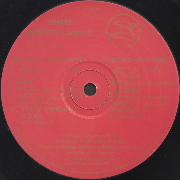 These Immortal Souls : Get Lost (Don't Lie) (LP, Album)