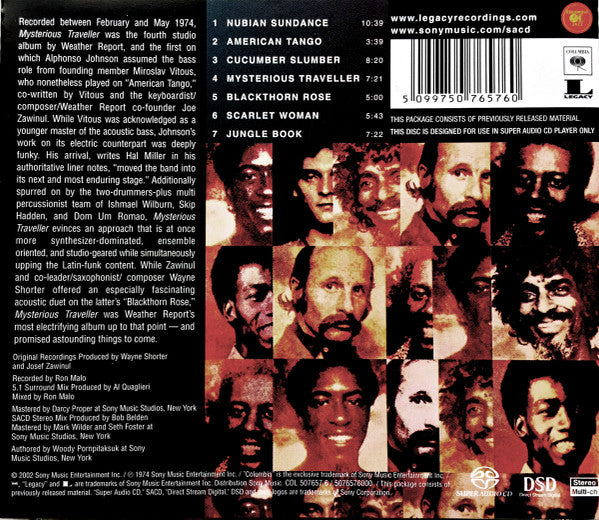 Weather Report : Mysterious Traveller (SACD, Multichannel, Album, RE, RM)