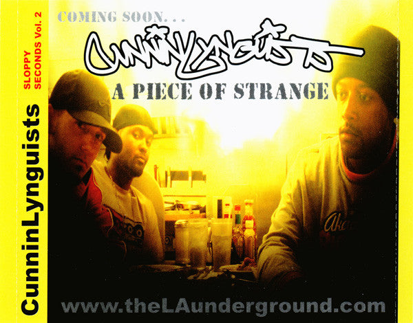 CunninLynguists : Sloppy Seconds Vol. 2 (CD, Mixtape)