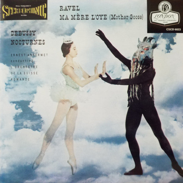 Maurice Ravel / Claude Debussy - Ernest Ansermet, L'Orchestre De La Suisse Romande : Ma Mère L'Oye (Mother Goose) / Nocturnes  (CD, RE, RM, 24k)