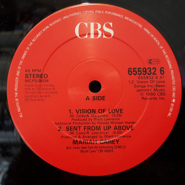 Mariah Carey : Vision Of Love (12")