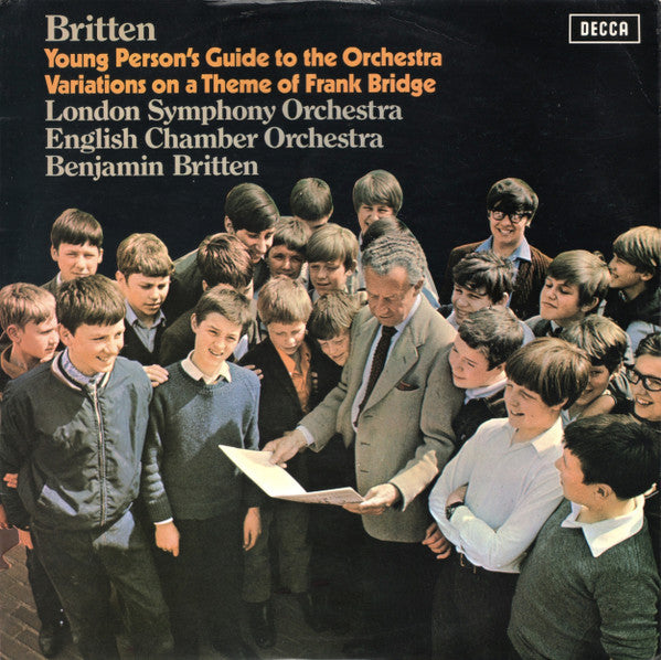 Britten* - London Symphony Orchestra / English Chamber Orchestra : Young Person's Guide To The Orchestra / Variations On A Theme Of Frank Bridge (LP, Comp, Lab)