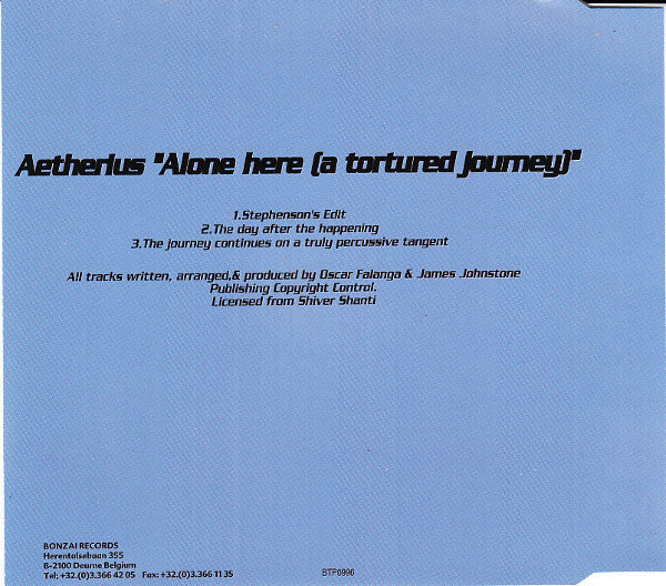 Aetherius : Alone Here (A Tortured Journey) (CD, Maxi)