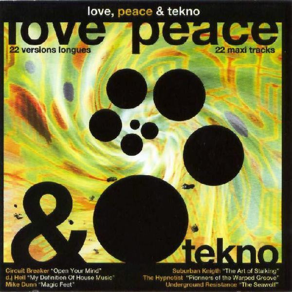 Various : Love, Peace &amp; Tekno (2xCD, Comp)