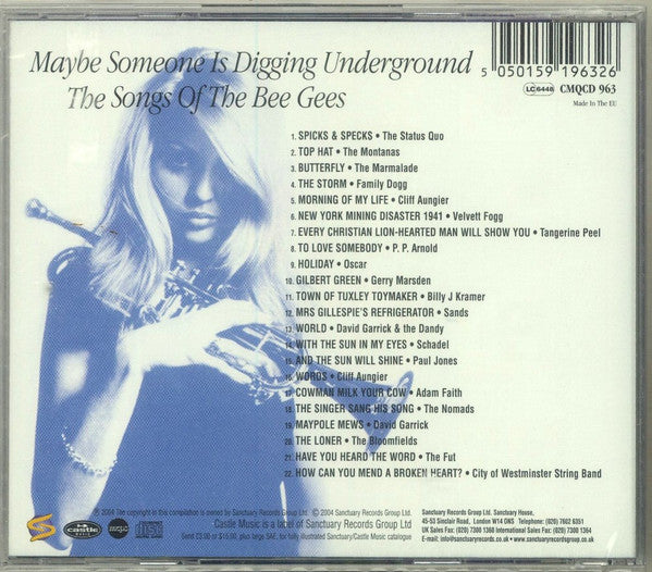 Various : Maybe Someone Is Digging Underground - The Songs Of The Bee Gees (CD, Comp)