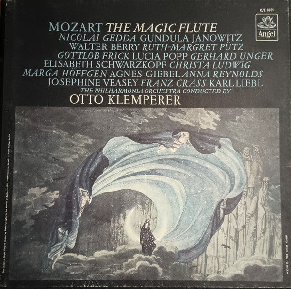 Wolfgang Amadeus Mozart : Die Zauberflöte  (3xLP)