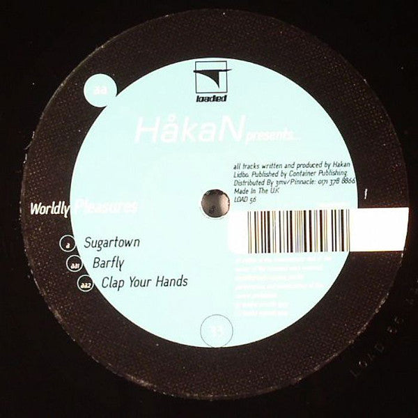 Håkan Lidbo : Worldly Pleasures (12")