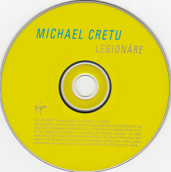 Michael Cretu : Legionäre (CD, Album, RE)