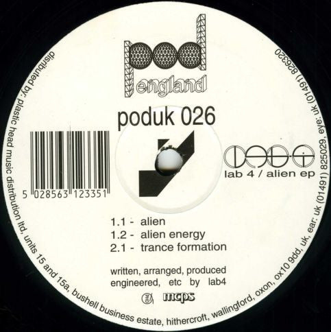 Lab 4 : Alien EP (12", EP)