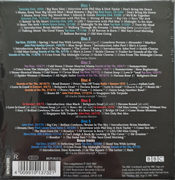 The Pretty Things : Live At The BBC (6xCD, Mono + Box)