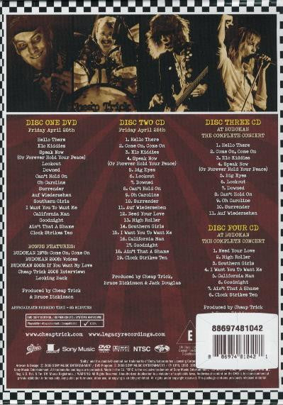 Cheap Trick : Budokan! (DVD-V, Multichannel, NTSC + CD, Album + 2xCD, Albu)