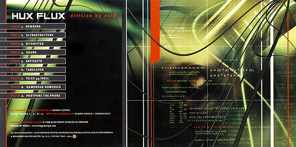 Hux Flux : Division By Zero (CD, Album)
