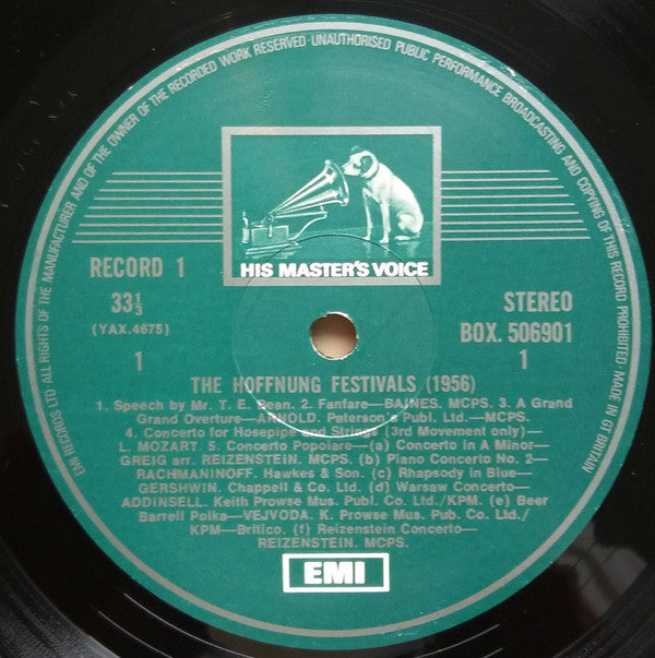 Gerard Hoffnung : Hoffnung's Music Festivals (3xLP, Comp, RE, RP + Box)