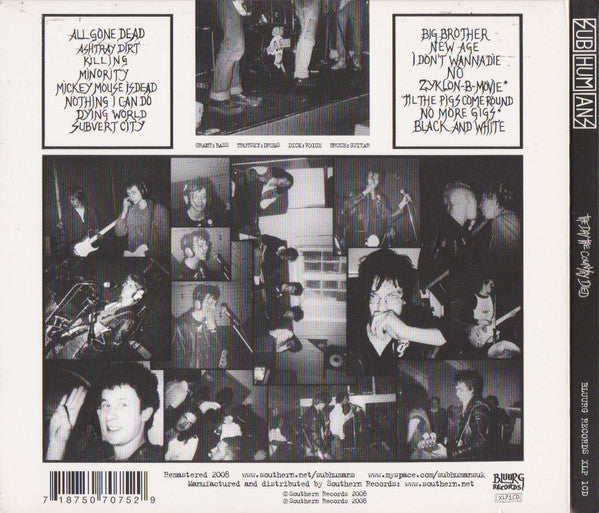 Subhumans : The Day The Country Died (CD, Album, RE, RM, Dig)