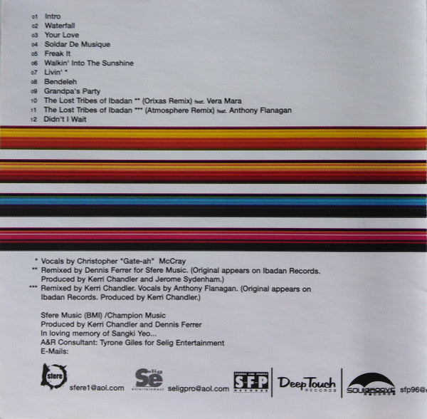 Kerri Chandler And Dennis Ferrer : First Steps (CD, Album, Mixed)