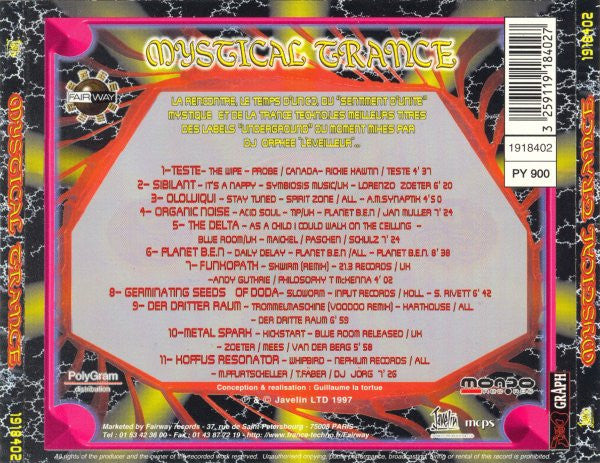 DJ Orphée : Mystical Trance (CD, Comp, Mixed)