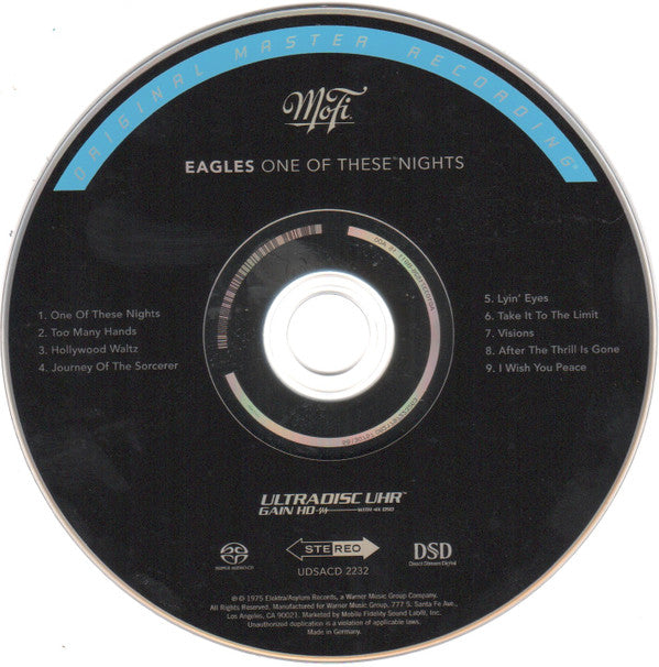 Eagles : One Of These Nights (SACD, Hybrid, Album, Num, RE, RM, S/Edition)