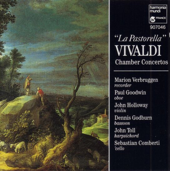 Vivaldi*, Paul Goodwin (2), Marion Verbruggen, John Holloway, Dennis Godburn, John Toll, Sebastian Comberti : "La Pastorella" / Chamber Concertos (CD, Album)