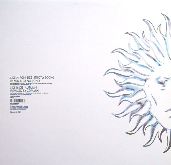 Roni Size / DJ Die : Strictly Social (Remixed By Nu-Tone) / Autumn (Remixed By Commix) (12")