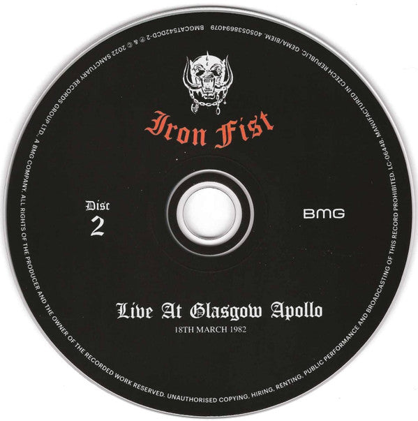 Motörhead : Iron Fist (CD, Album, RE, RM + CD + Dlx, Dig)