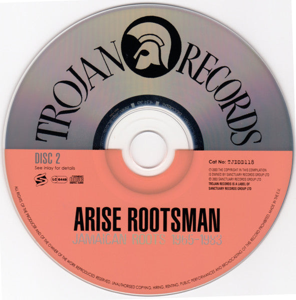 Various : Arise Rootsman - Jamaican Roots 1965-1983 (2xCD, Comp, Spl)