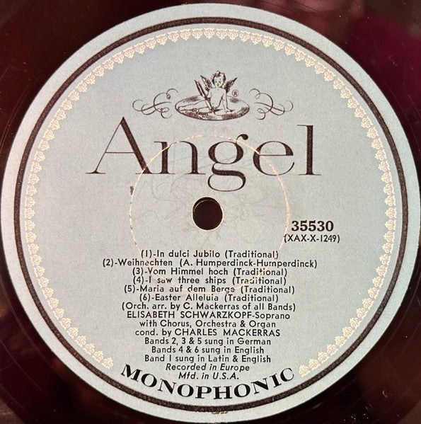 Elisabeth Schwarzkopf, Charles Mackerras* : More Songs You Love (LP, Mono, RE, Blu)