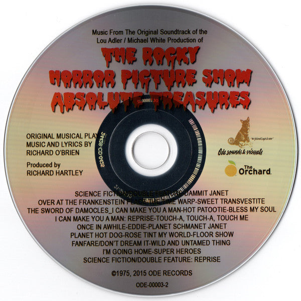 Various : The Rocky Horror Picture Show: Absolute Treasures (The Complete Soundtrack From The Original Movie) (CD, Album, RE)