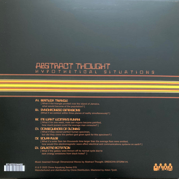 Abstract Thought : Hypothetical Situations (2x12", Album, RE, RM)