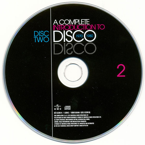 Various : A Complete Introduction To Disco 1970 - 1980 (4xCD, Comp)