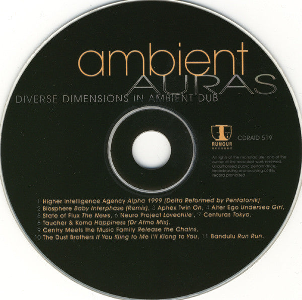 Various : Ambient Auras: Diverse Dimensions In Ambient Dub (CD, Comp)