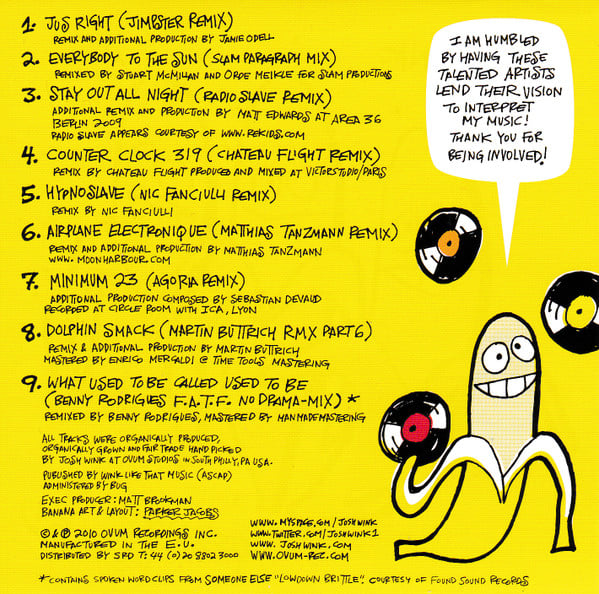 Josh Wink : When A Banana Was Just A Banana (Remixed &amp; Peeled) (CD, Album)