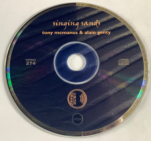 Tony McManus &amp; Alain Genty : Singing Sands (CD, Album)