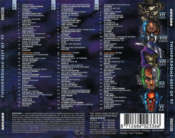 Various : Thunderdome - The Best Of '97 (3xCD, Comp, M/Print, P/Mixed)