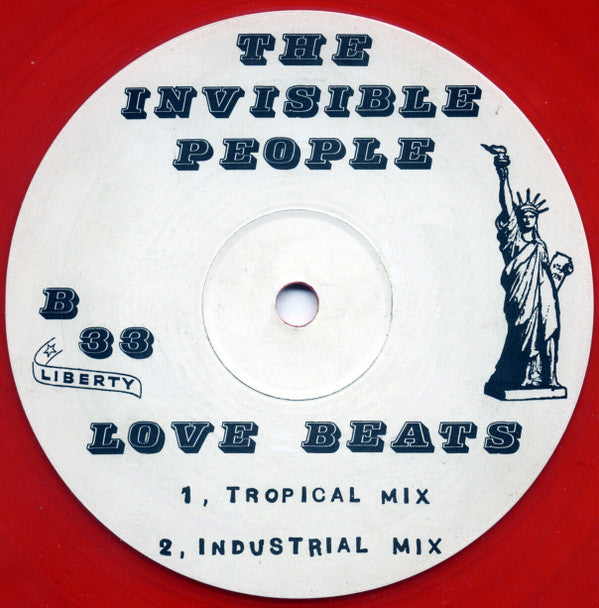 The Invisible People : Love Beats (12", Red)
