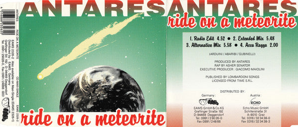 Antares (3) : Ride On A Meteorite (CD, Maxi)