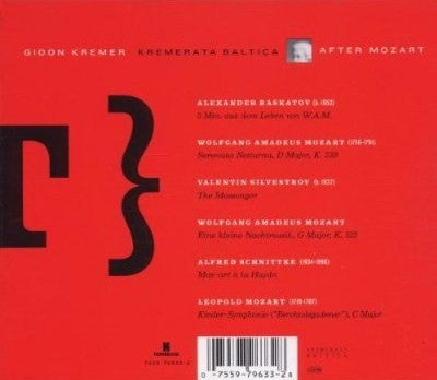 Gidon Kremer, Kremerata Baltica : After Mozart (CD, Album)