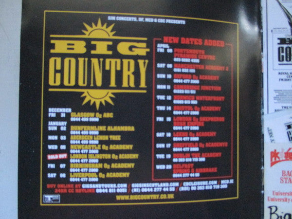 Big Country : Rarities IX - Live (CD, Album, Comp)