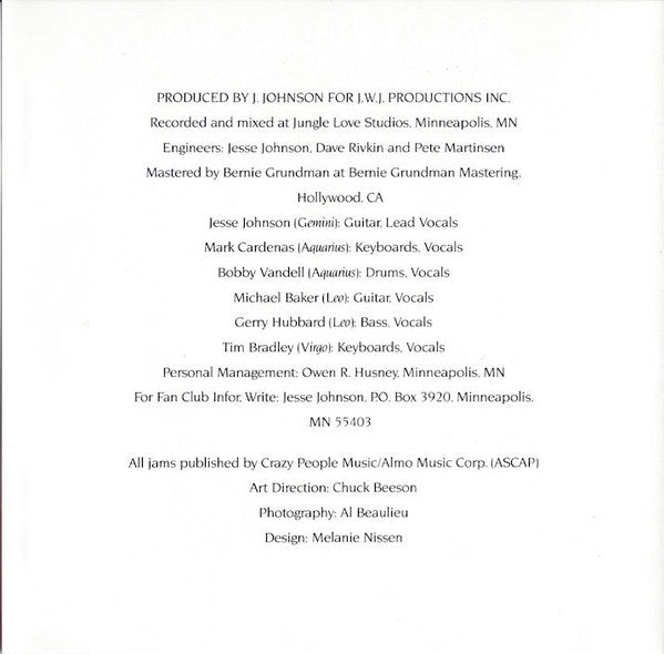 Jesse Johnson's Revue : Jesse Johnson's Revue (CD, Album, RE)