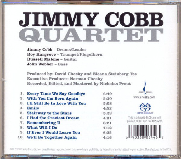 Jimmy Cobb Quartet : Jazz In The Key Of Blue (SACD, Hybrid, Multichannel, Album)