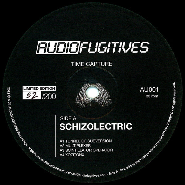 Schizolectric / Annechoic : Time Capture (LP, Ltd)