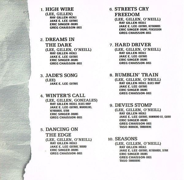 Badlands (2) : Badlands (CD, Album)