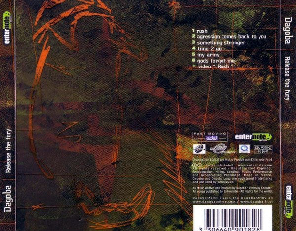 Dagoba : Release The Fury (CD, EP, Enh, Ltd, Dig)