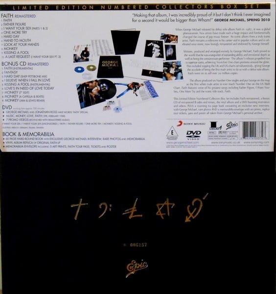 George Michael : Faith (Box, Ltd, Num + CD, Album, RE, RM + CD, Comp, RM +)