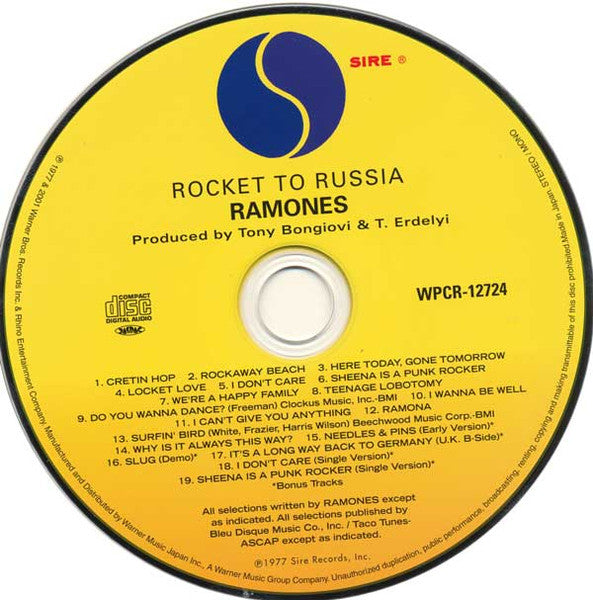 Ramones = ラモーンズ* : Rocket To Russia = ロケット・トゥ・ロシア (CD, Album, Ltd, RE, RM, LP )