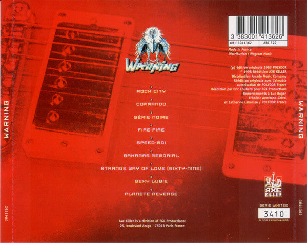 Warning (5) : Warning (CD, Album, Ltd, RE)