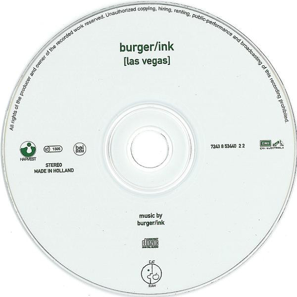 Burger/Ink* : [Las Vegas] (CD, Album)