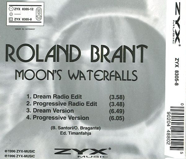 Roland Brant : Moon's Waterfalls (CD, Maxi)